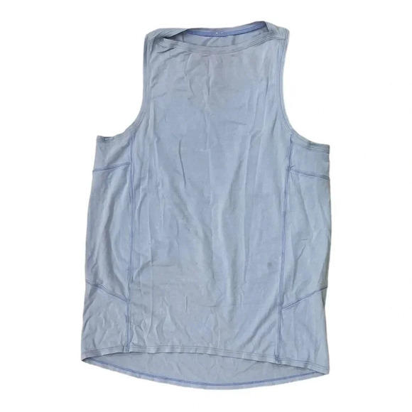 Lululemon Blue Boat Neck Tank Top 4 - Picture 1 of 6